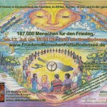 Friedensmenschenkette um den Bodensee am 13. Juli 2014